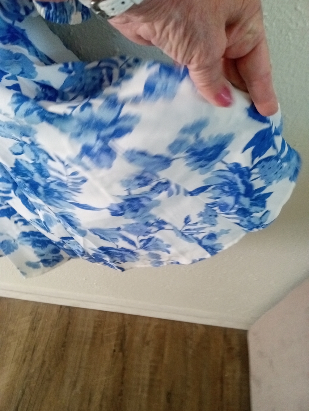🆕 BALTIC BORN Elena French Blue Floral Mini Dress | M NWT - Picture 5 of 7